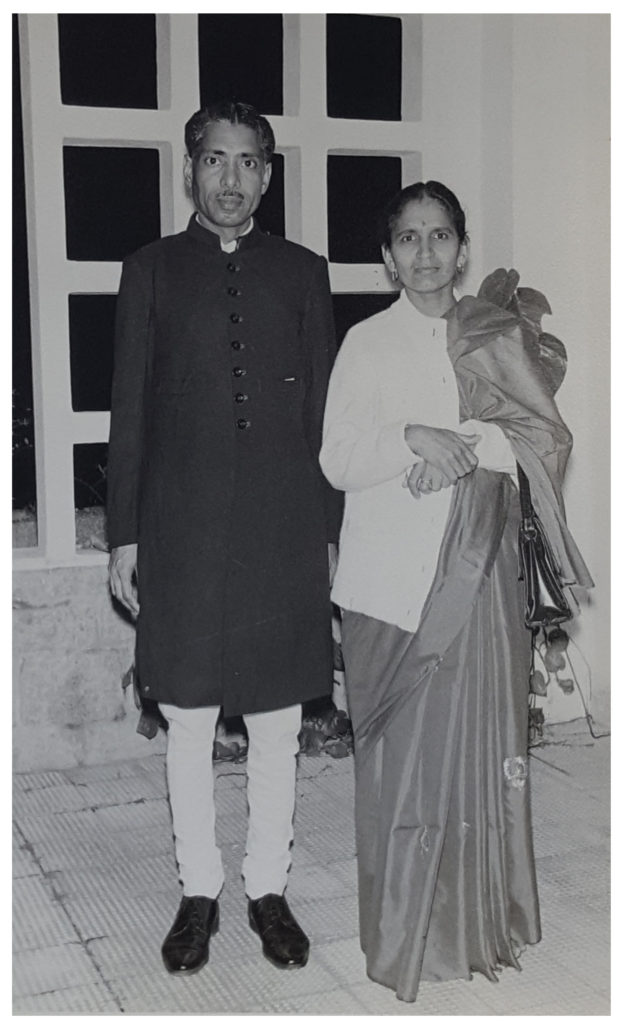 A photograph of Neha's grandparents