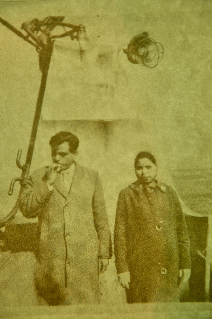 Bhanu Pratap Singh and Leelawati Singh in England