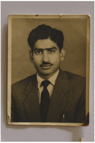 A photo of Dharam Vir Seth at the age of 28 years, found by his granddaughter, Samiya Chopra in her grandmother's purse