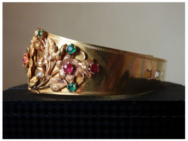 The gold bracelet which originally belonged to Snehalata Majumder