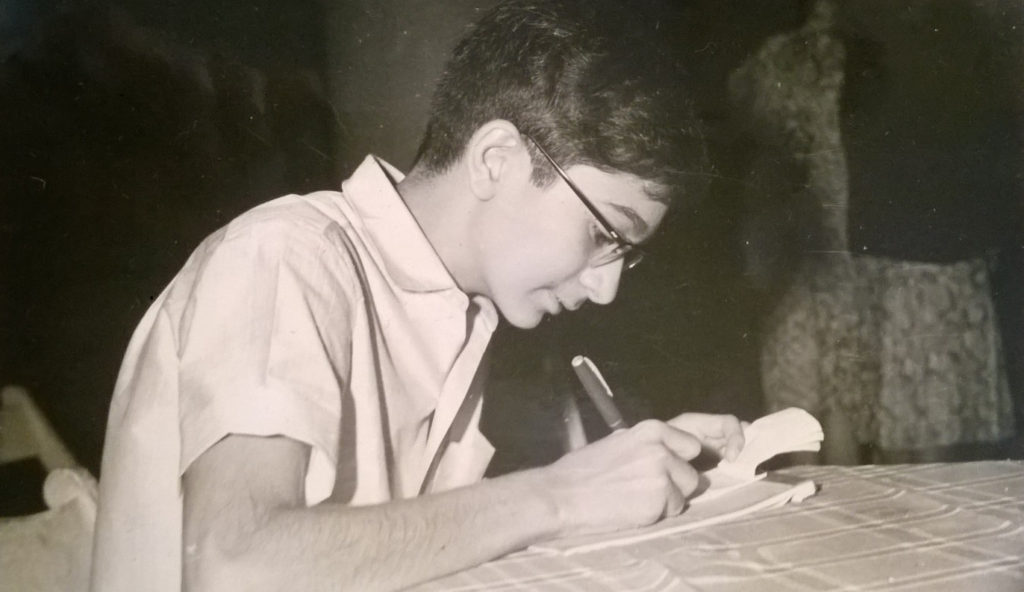 Saeed Ibrahim in the sixth standard at St. Mary's High School, Bombay