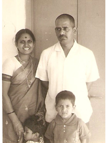 Vittal & Jwala Rao as new parents in the 70s