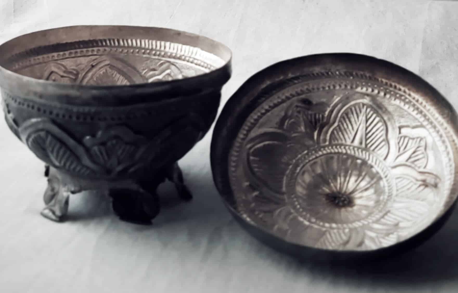 Vintage Dusting Powder Boxes in the Family Museum of Material Memory