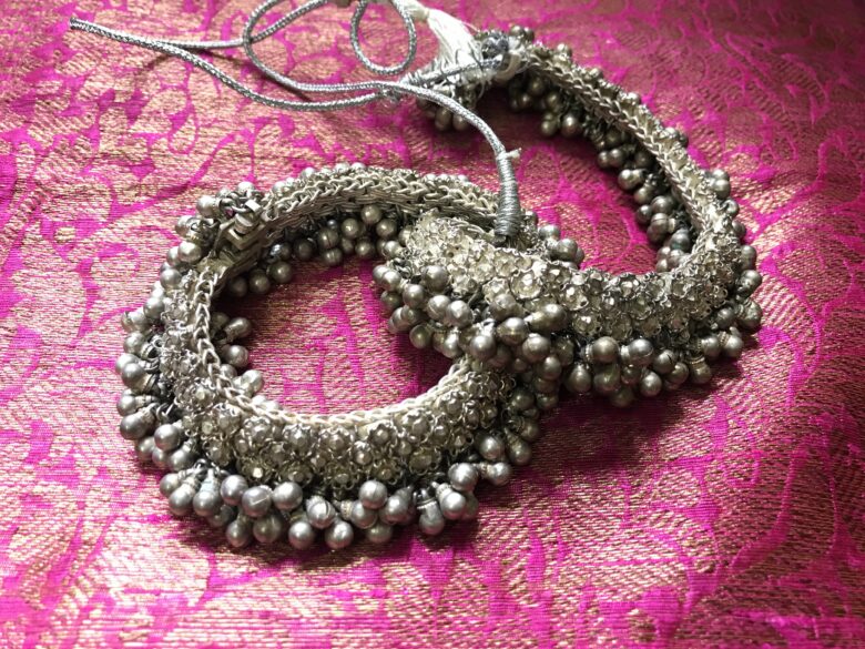 Nani's silver paijeb