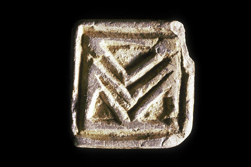 A button seal from Harappa dating back to 2800-2600BC