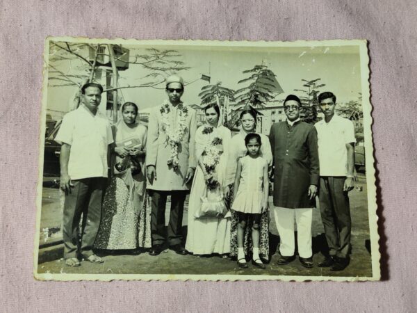 Photo taken on occasion of departure of Mr and Mrs T.A. Suratwala on Haj Pilgrimage in
year 1967