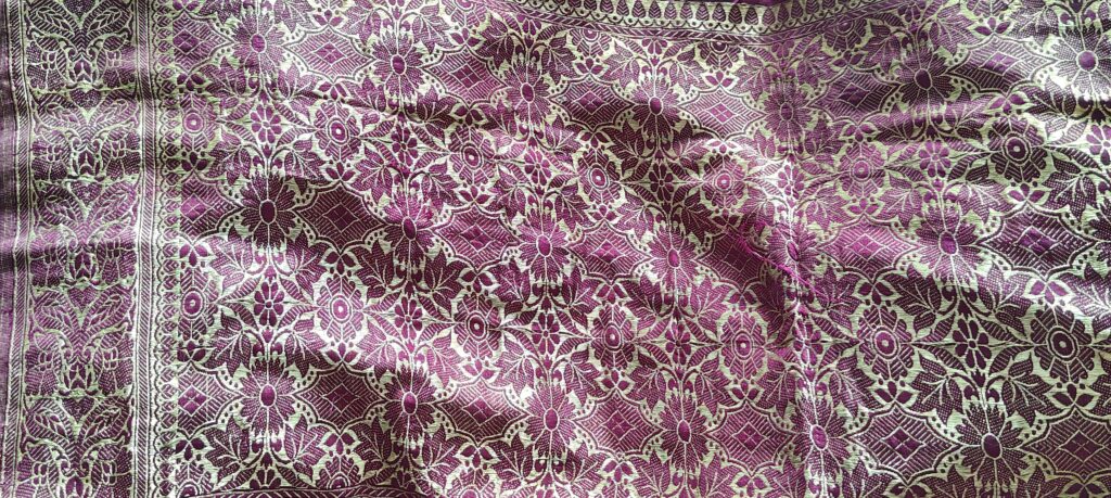 The benarasi saree bought by amma in 1969