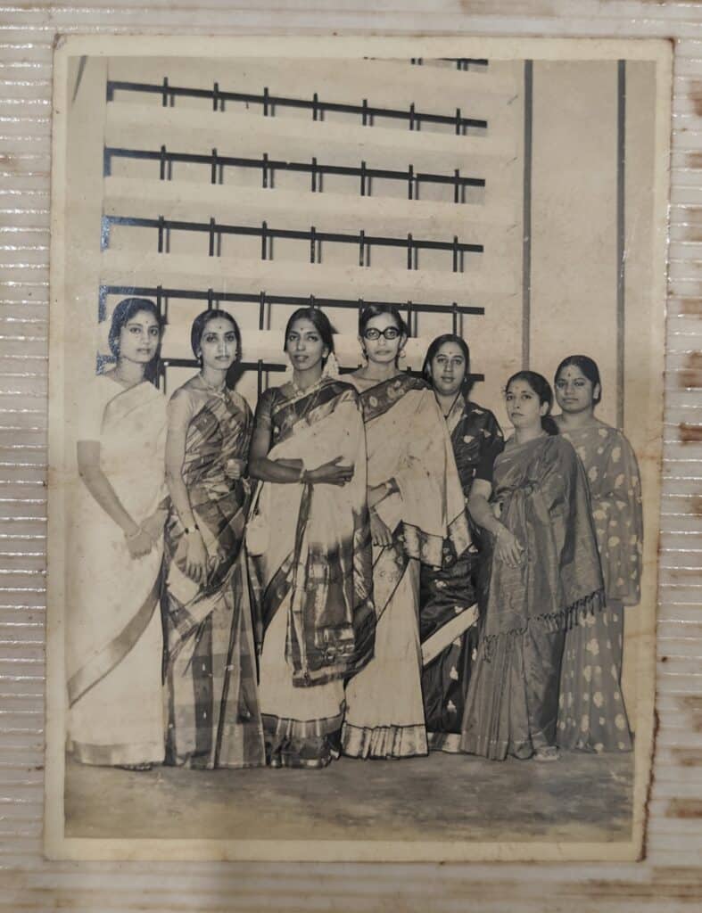 Vijayalakshmy (third from right) at her graduation ceremony from Kasturba Medical College in 1969